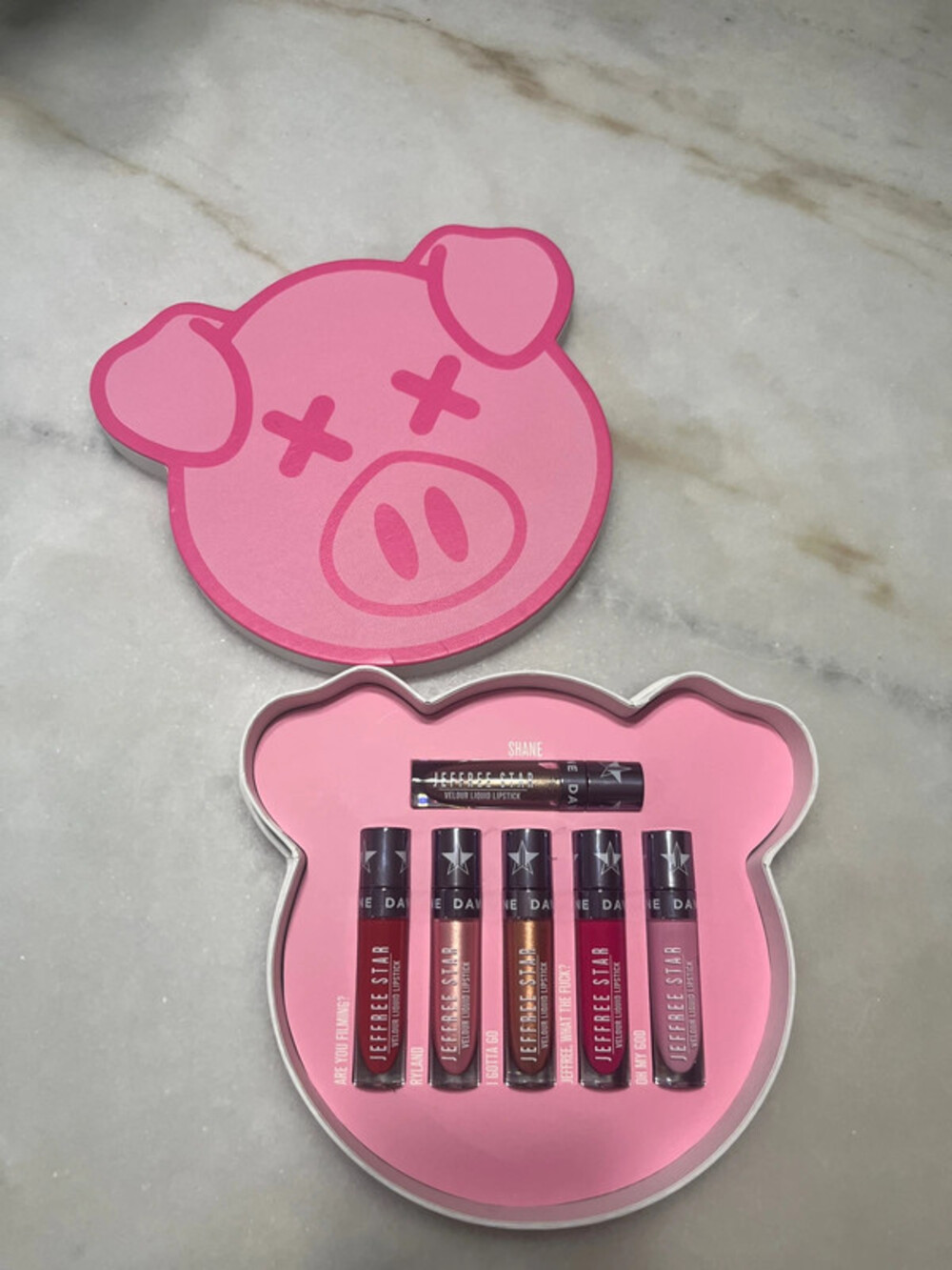 Jeffree Star X Shane Dawson Summer 2018 Velour Liquid Lipstick Pig Boxset